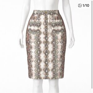 Anthropologie Maeve Button Front Pencil Skirt Women's Size 6